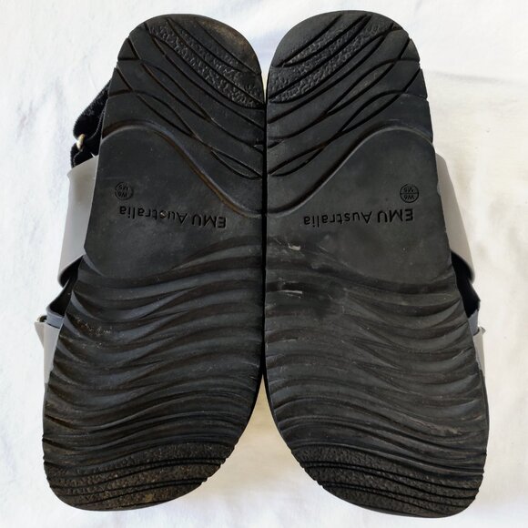 EMU Australia Lyrebird 2.0 Flat Utility Sandal in Olive Green & Black 6 37 EUC - Picture 5 of 6